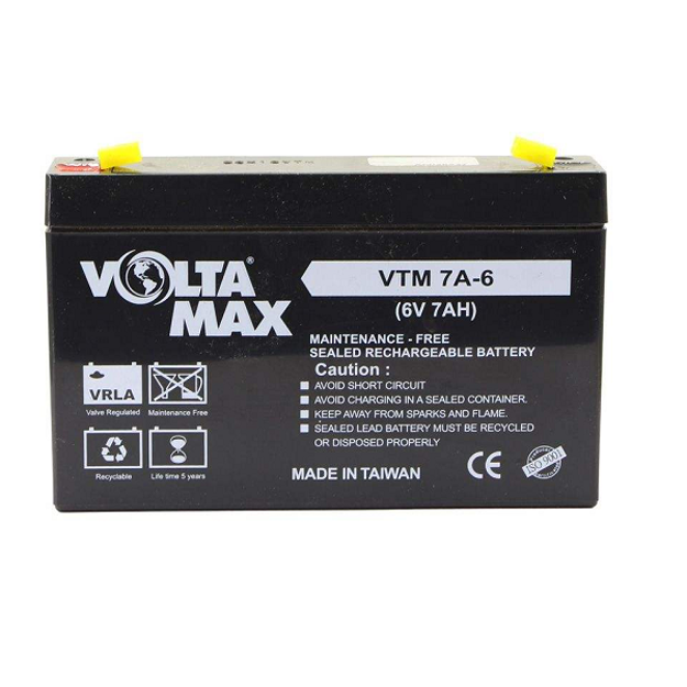 باتری ۶ ولت ۷ آمپرساعت Voltamax